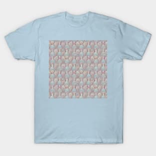 Baby Blue and Baby Pink Rococo No. 1 T-Shirt